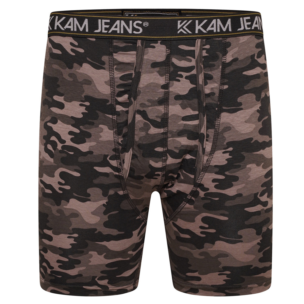 Kam - Boksershorts 2 Pak - Camouflage Print (2XL-8XL)