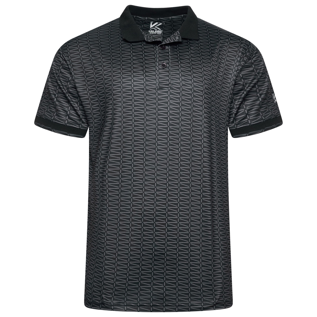 Kam - Active Performance Polo - Sort - 2XL– 8XL