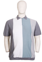 Espionage - Flerfarvet Strik Polo S/S