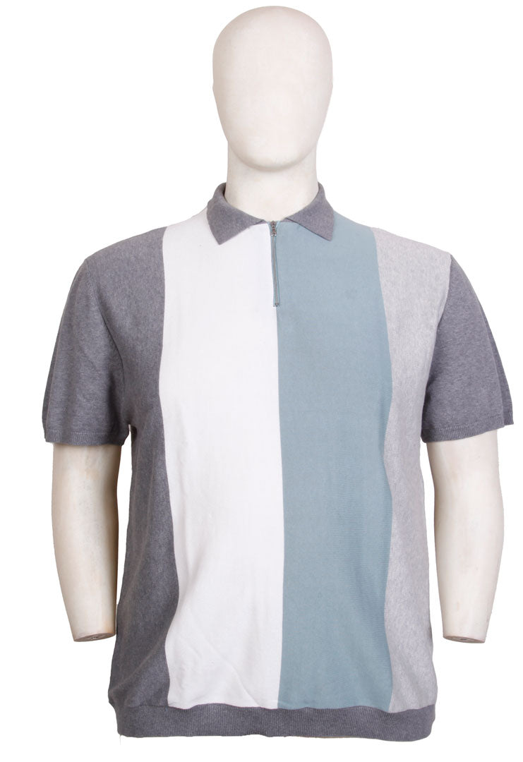 Espionage - Flerfarvet Strik Polo S/S