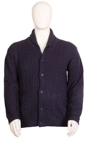 Espionage - Cable Strik V-neck Cardigan