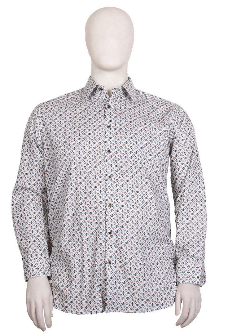 Casa Moda - Kent Comfort Fit L/S Kvadrat Skjorte