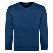 Espionage - Pullover med V-Halsudskæring - Twilight Blue (Blå)