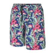 Espionage - Hibiscus Print Shorts