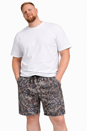 Espionage Shorts – Abstrakt Print (2XL–8XL)