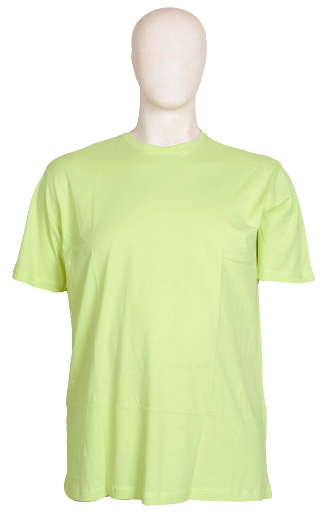 Espionage - Ensfarvet T-Shirt - Lime Green Forår 2024