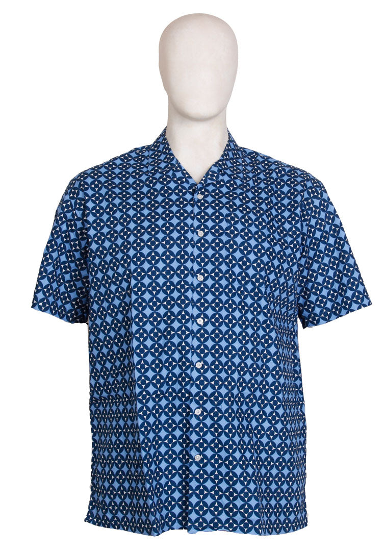 Espionage - Scottie Geometric Print Skjorte