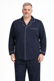 Espionage - Ensfarvet Pyjamas m. Lange Ærmer