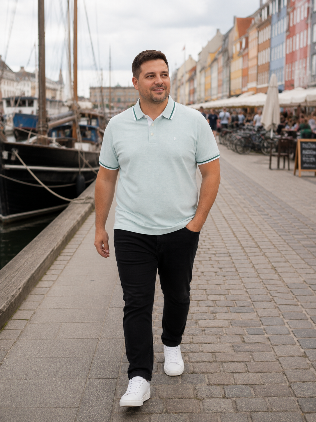 Jack & Jones - Paulos Polo - Mineral Blue