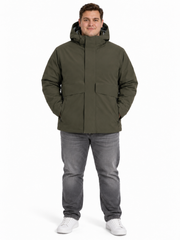 Jack & Jones - Moon Kort Parka Jakke - Forest Night (3XL-8XL)