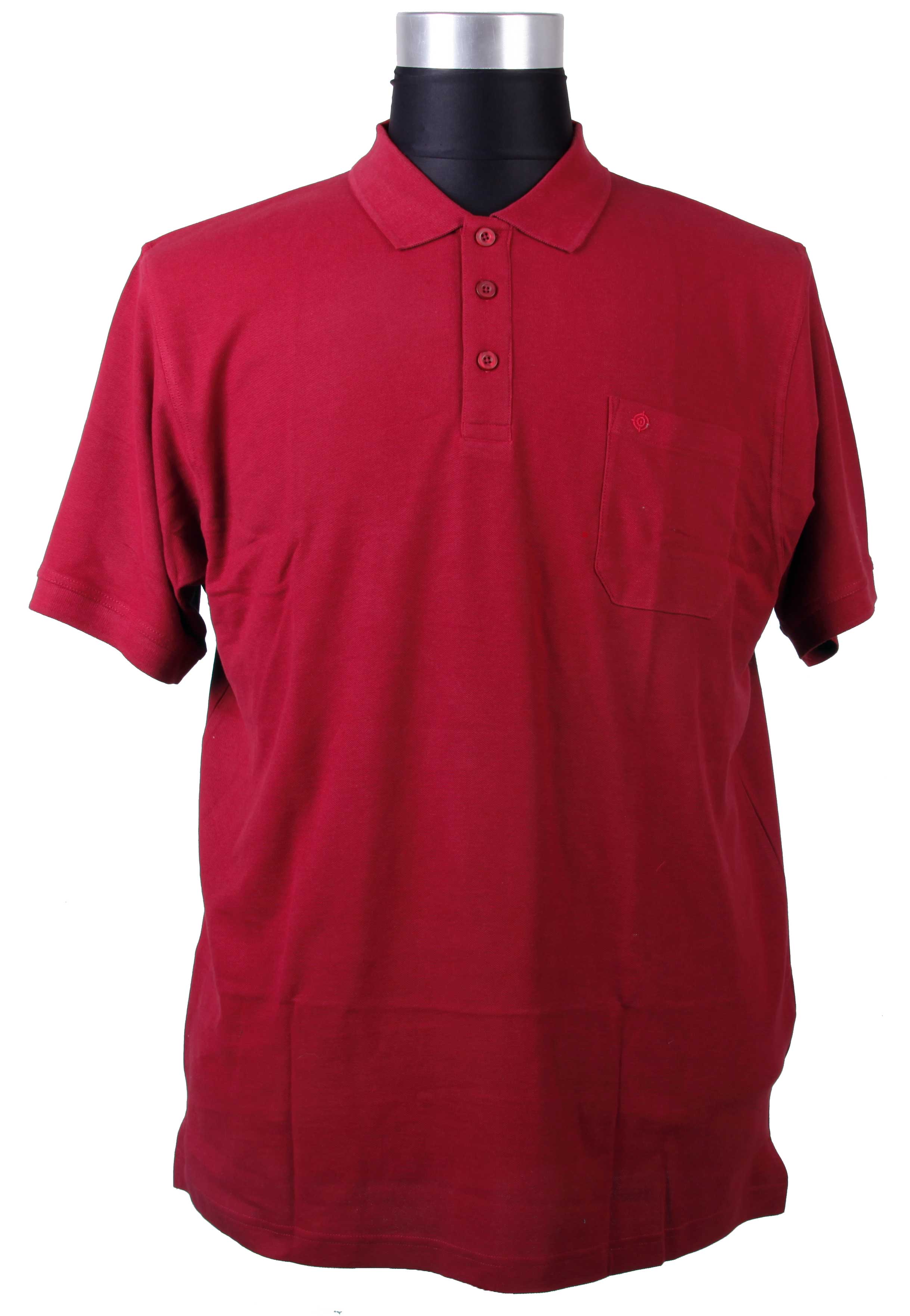 Espionage - Ensfarvet Bomulds Polo Oxblood