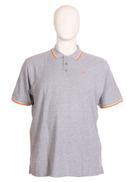 Espionage - Tipped Pique Polo - Silver