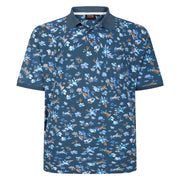 Espionage - Floral Print Pique Polo
