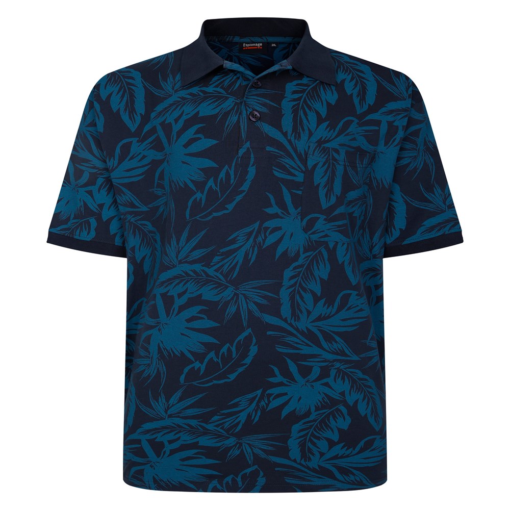 Espionage - Leaf Print Polo