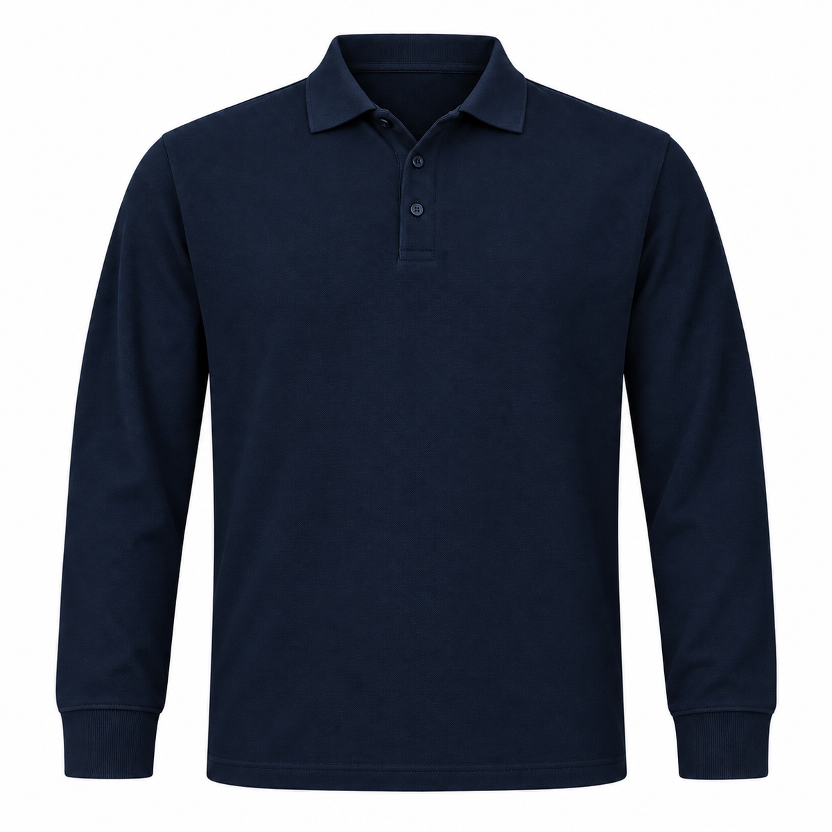 Espionage - Langærmede Pique Polo 2XL–6XL