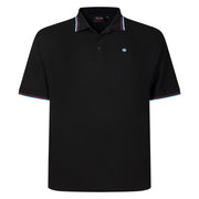 Espionage - Tipped Pique Polo - Sort