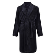 Espionage - Ensfarvet Fleece Badekåbe Nyt Design - Navy