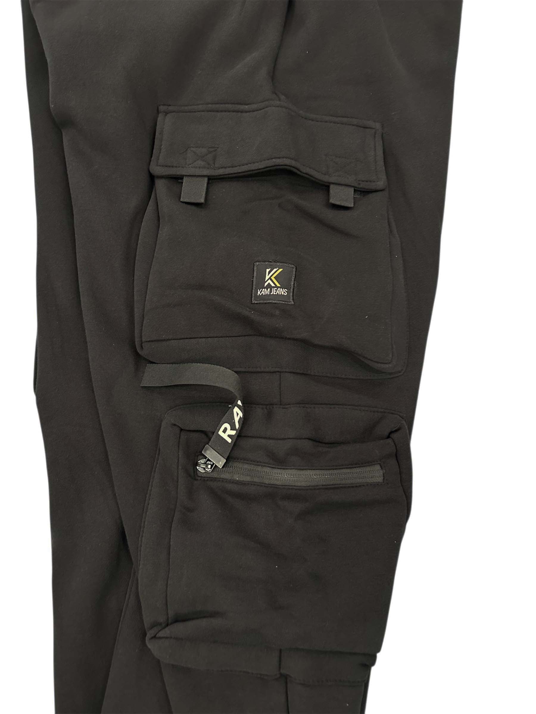 Kam - Raw Denim Cargo Jogging Bukser