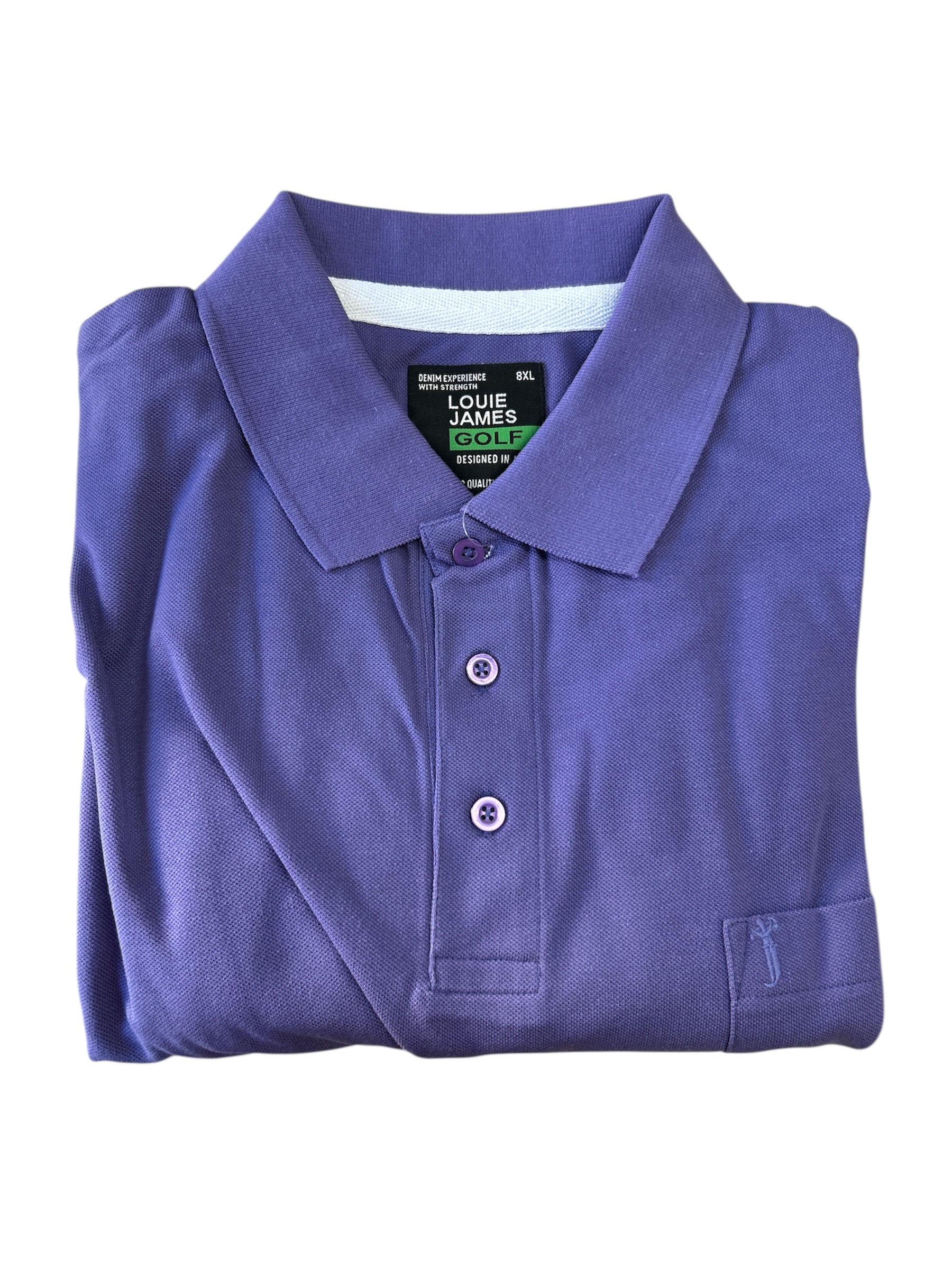 Louie James - Golf Polo Shirt - Lys Lilla
