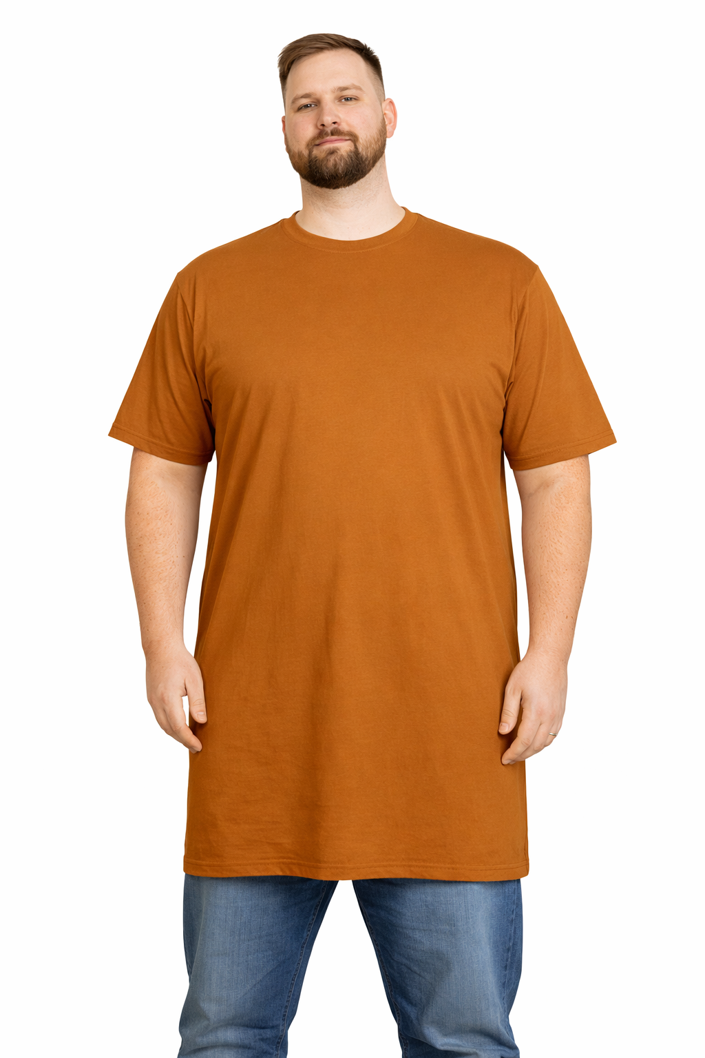 Stolen Denim - Pima Cotton Cinnamon T-shirt - Ekstra Lang