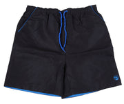 Espionage - Ensfarvede Badeshorts  - Sort