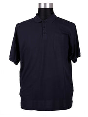 Espionage - Ensfarvet Bomulds Polo Navy
