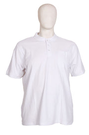 Espionage - Ensfarvet Bomulds Polo Hvid