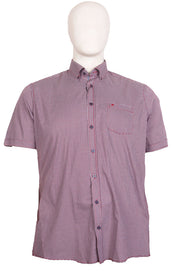 Casa Moda - Kent Comfort Fit Felix Bordeaux M. Korte ærmer