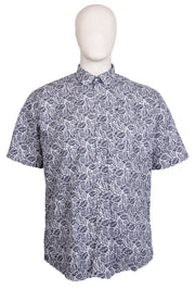 Espionage - Leaf Print Skjorte S/S