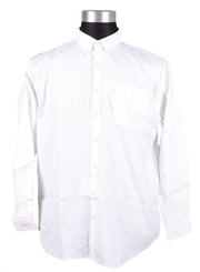 Espionage - Ensfarvet Oxford Skjorte L/S - Hvid