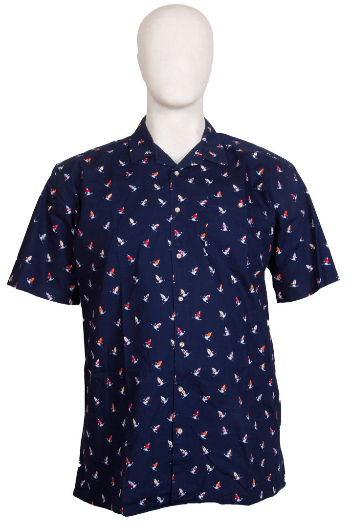 Espionage - Sejlbåd Print Skjorte S/S