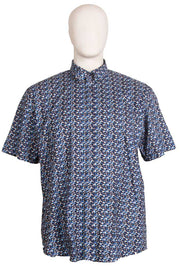 Espionage - Geometric bluemix Print Skjorte