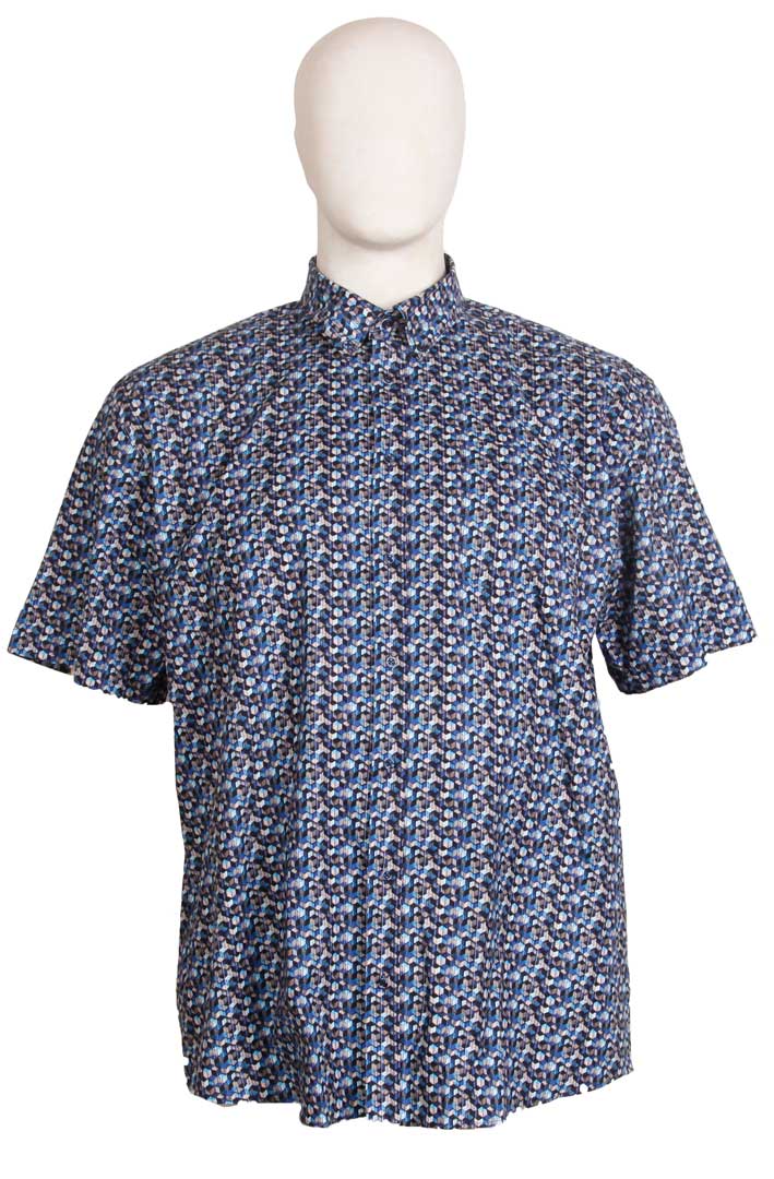 Espionage - Geometric bluemix Print Skjorte
