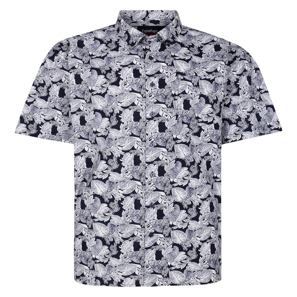 Espionage – Mørk med Bladmønster (2XL–8XL)