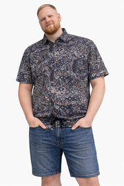 Espionage Skjorte – Abstrakt Print (2XL–8XL)