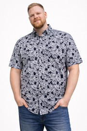 Espionage – Mørk med Bladmønster (2XL–8XL)