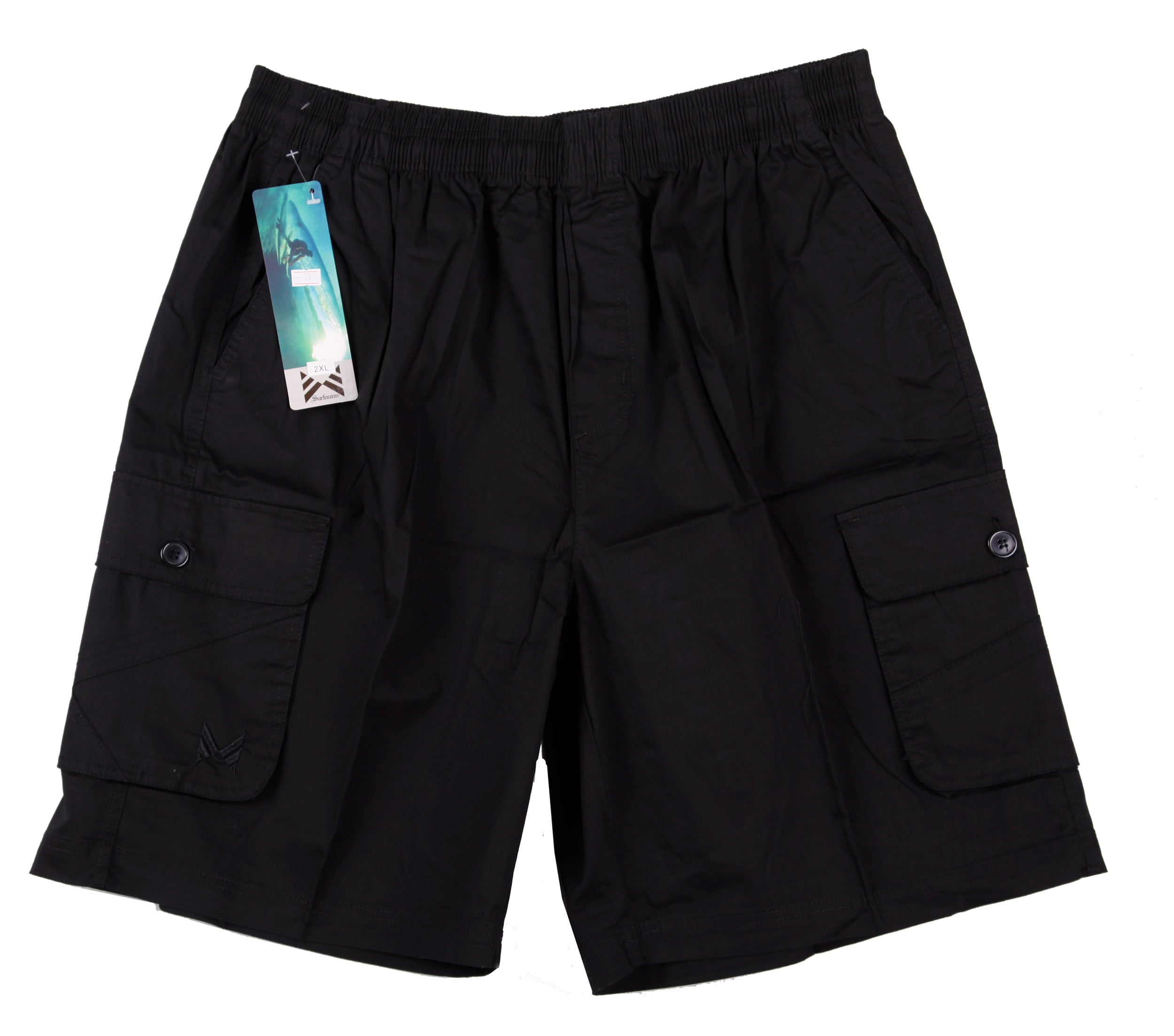 Surfocean - Cargo Shorts 2 - Sort