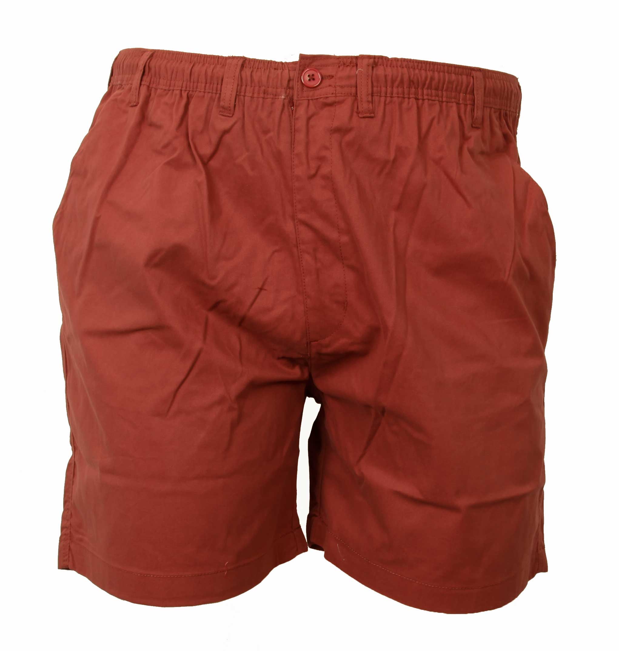 Espionage - Klassisk Rugby Shorts - Terracotta