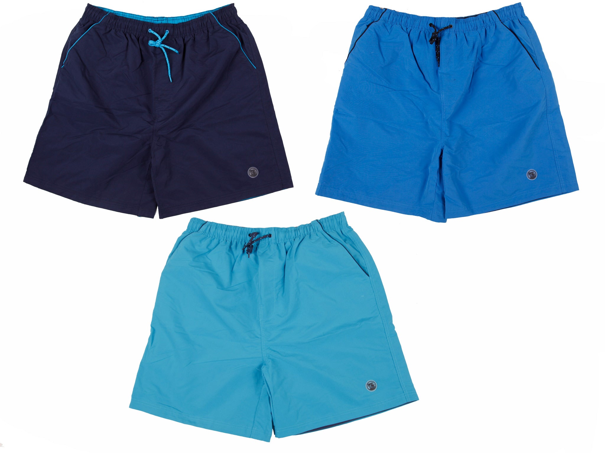 Espionage - Ensfarvede Badeshorts  - Sort