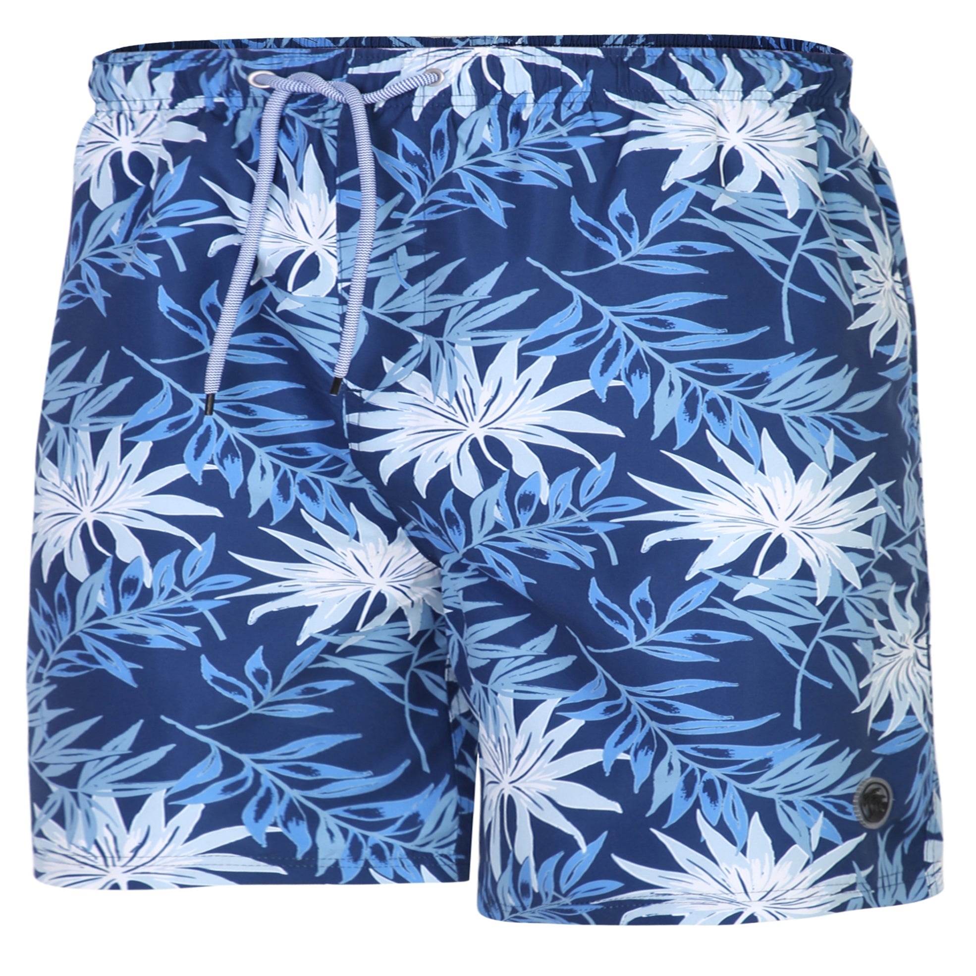 Espionage - Leaf Print Badeshorts