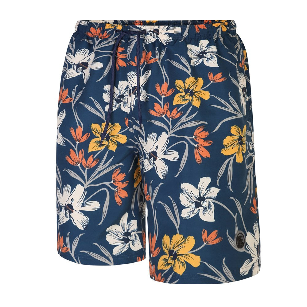 Espionage - Badeshorts Hibiscus Blomster Print