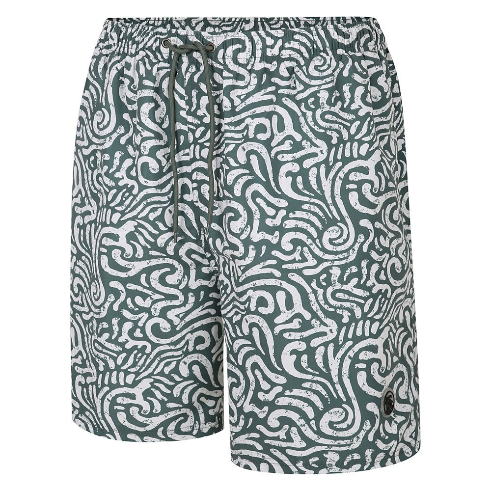 Espionage - Abstract Print Badeshorts