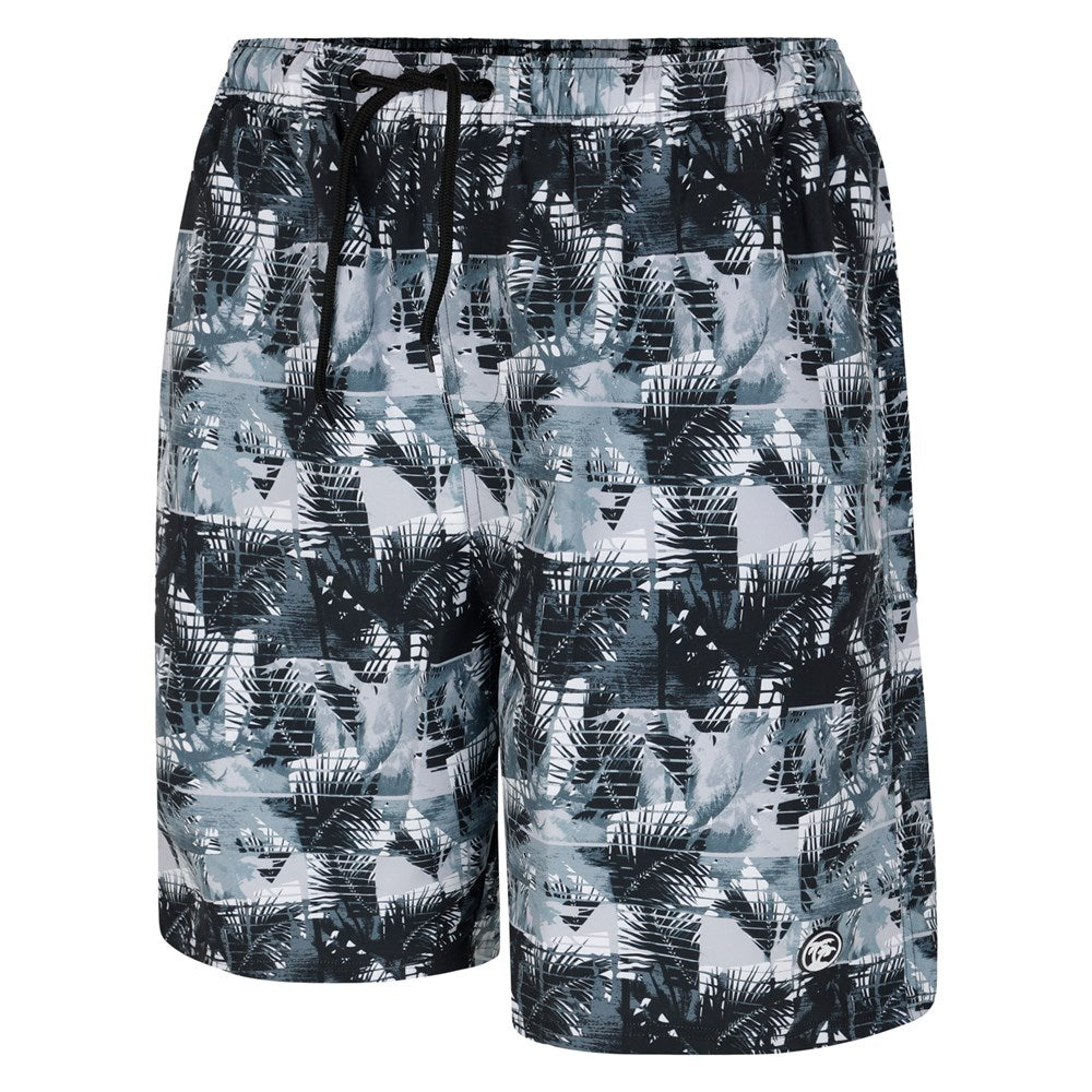Espionage - Monocrome Print Cargo Bade Shorts
