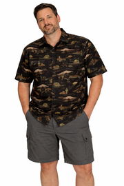 Espionage  – Sort Western Print (2XL–8XL)