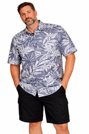 Espionage  – Grå med Tropisk Print (2XL–8XL)