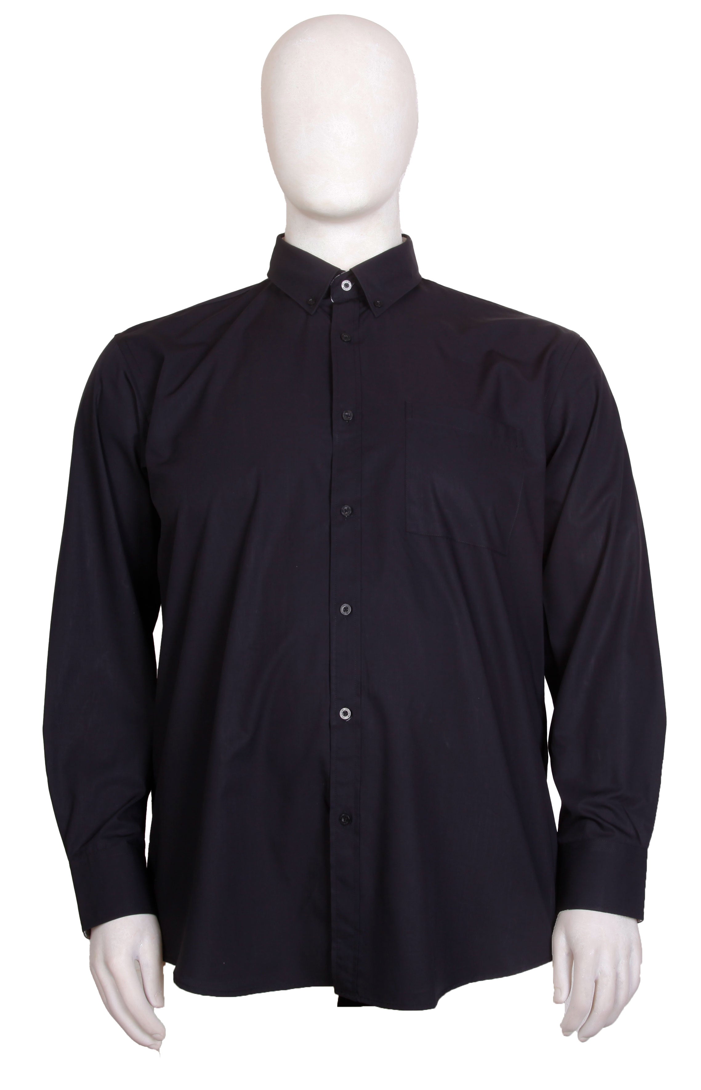 Stolen Denim - Bambus Skjorte Lange Ærmer - Sort