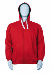 Stolen Denim - Ensfarvet Hættetrøje - Rød