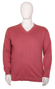 Espionage - Pullover med V-Halsudskæring - Raspberry