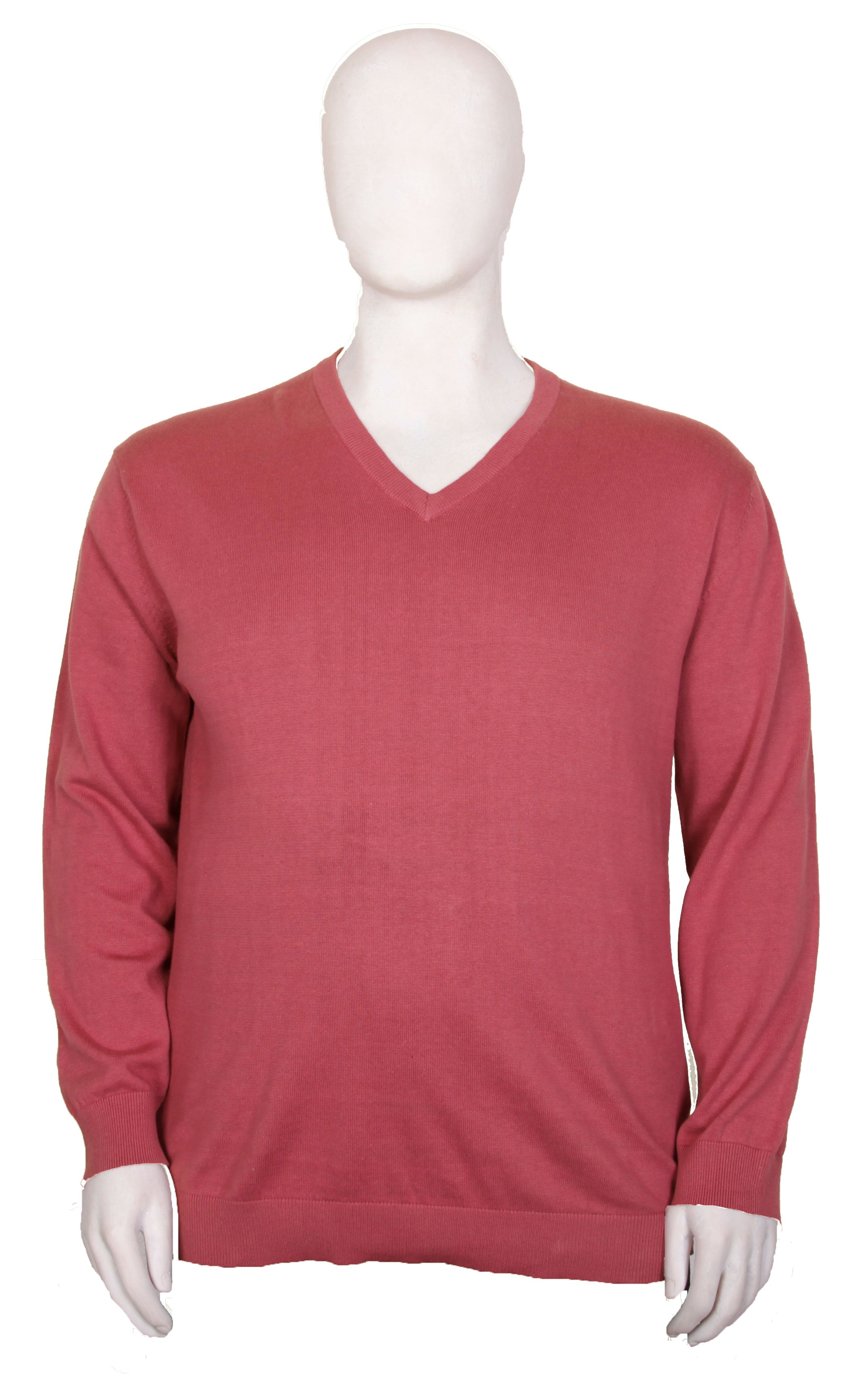 Espionage - Pullover med V-Halsudskæring - Raspberry