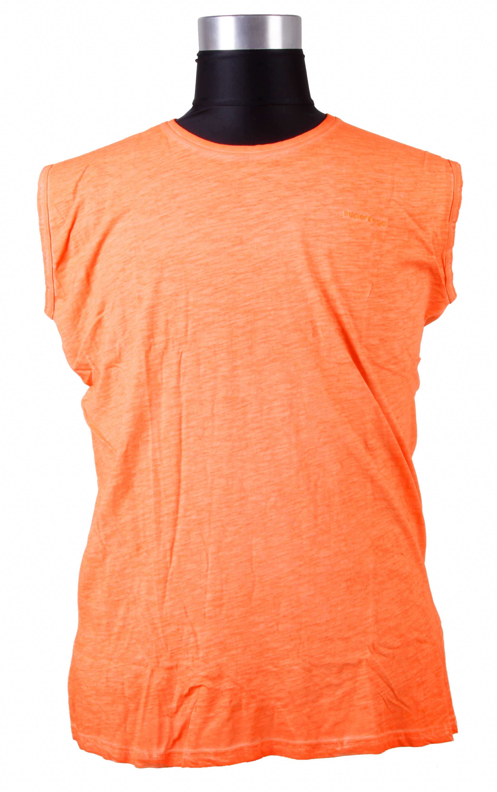 Super Ego - Neon Ærmeløs T-Shirt - Orange